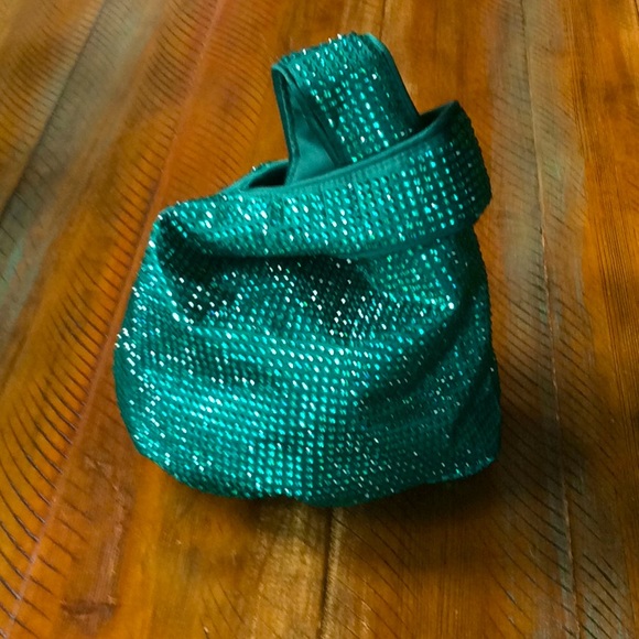 J. Crew Bags Jcrew Santorini Crystal Bag Purse Green Purse New